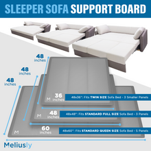 Load image into Gallery viewer, Classic Sleeper Sofa Support Board - Foldable Sleeper Sofa Support for Sofa Bed
