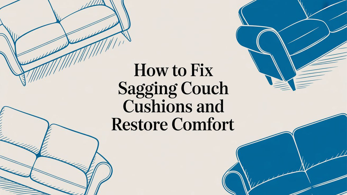 How to Fix Sagging Couch Cushions and Restore Comfort in 2026 – Meliusly