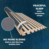 SlatSure Replacement Bed Slats - Vertical Wooden Slatted Bed Base Frame Support