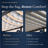 SlatSure Heavy-Duty Horizontal Bed Slats to Prevent Sagging