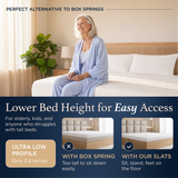 SlatSure Heavy-Duty Horizontal Bed Slats to Prevent Sagging