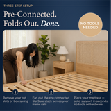 SlatSure Heavy-Duty Horizontal Bed Slats to Prevent Sagging