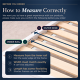 SlatSure Heavy-Duty Horizontal Bed Slats to Prevent Sagging