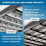 SlatSure™ Bunkie Board — Vertical Bed Slats