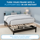 SlatSure Replacement Bed Slats - Vertical Wooden Slatted Bed Base Frame Support