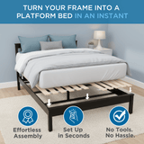 SlatSure Vertical Bed Slats – Heavy Duty Wooden Replacement Slats for Bed Frame & Mattress Support