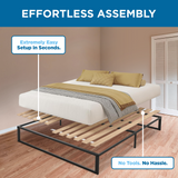 SlatSure Replacement Bed Slats - Vertical Wooden Slatted Bed Base Frame Support