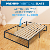 SlatSure Replacement Bed Slats - Vertical Wooden Slatted Bed Base Frame Support