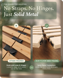 Meliusly Floor Bed Frame – Solid Pine Japanese Floor Bed