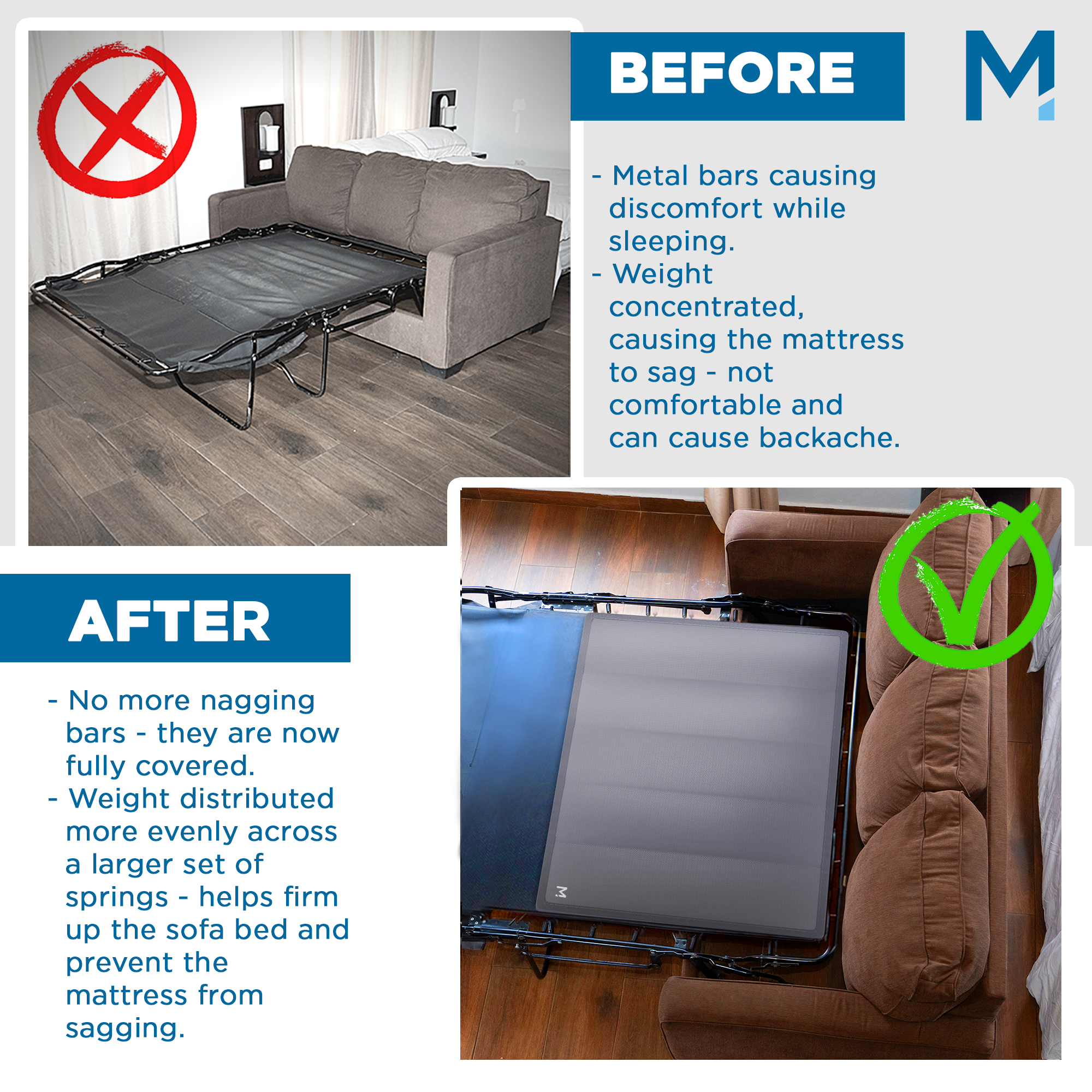 No more sagging cushions with Meliusly's magic board in 2023