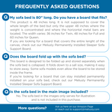 Classic Sleeper Sofa Support Board - Foldable Sleeper Sofa Support for Sofa Bed