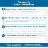 SleeperSaver Sofa Bed Support Board - Permanently Installed Sleeper Sofa Support Board for Sofa Bed