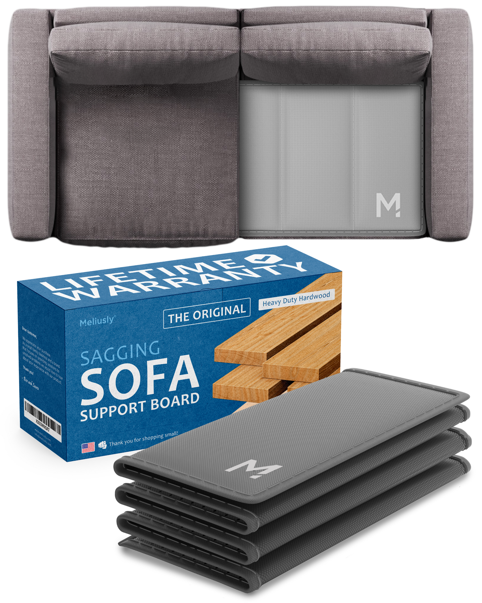 Meliusly Sofa Cushion Support Board