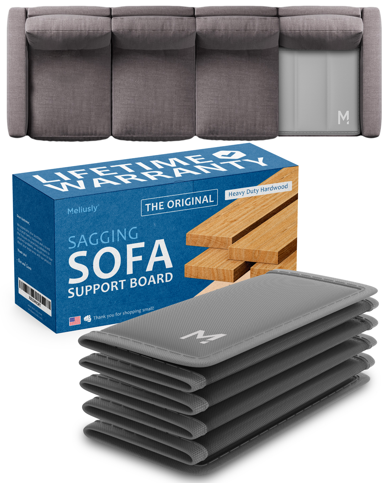 Meliusly Sofa Cushion Support Board Couch Support for Sagging