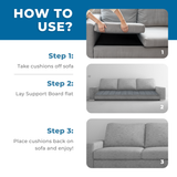 Heavy Duty Sofa Cushion Support Board - Couch Support for Sagging Cushions