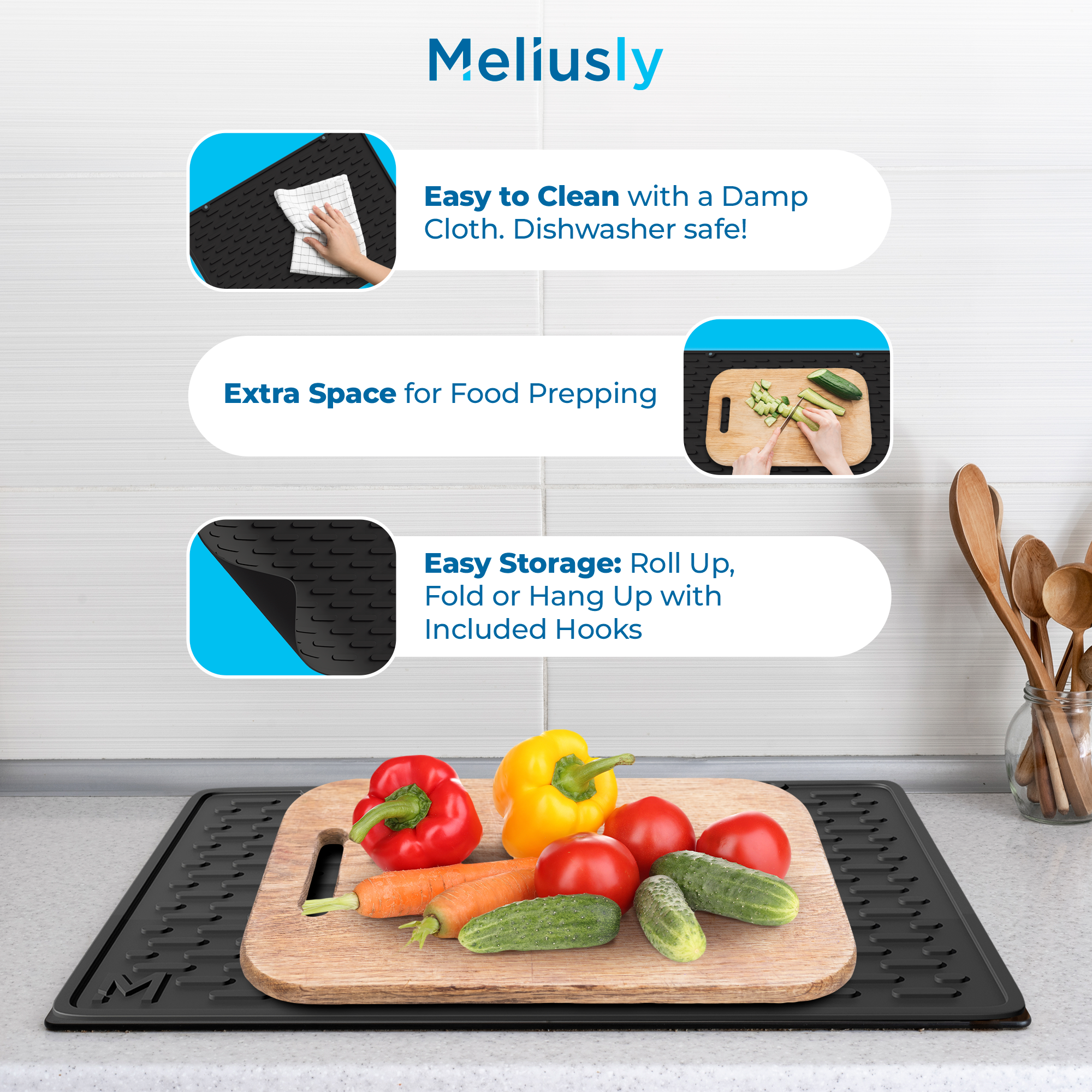Meliusly® Stove Top Covers for Electric Stove (31x24) - Electric Stove  Cover, Glass Top Stove Cover - Ceramic Glass Cooktop Protector - Full Stove