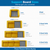 Heavy Duty Sofa Cushion Support Board — Couch Support for Sagging Cushions
