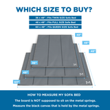 Classic Sleeper Sofa Support Board - Foldable Sleeper Sofa Support for Sofa Bed