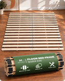 Meliusly Floor Bed Frame – Solid Pine Japanese Floor Bed