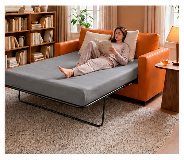 Step 3: Place the mattress back on top and enjoy enhanced comfort!